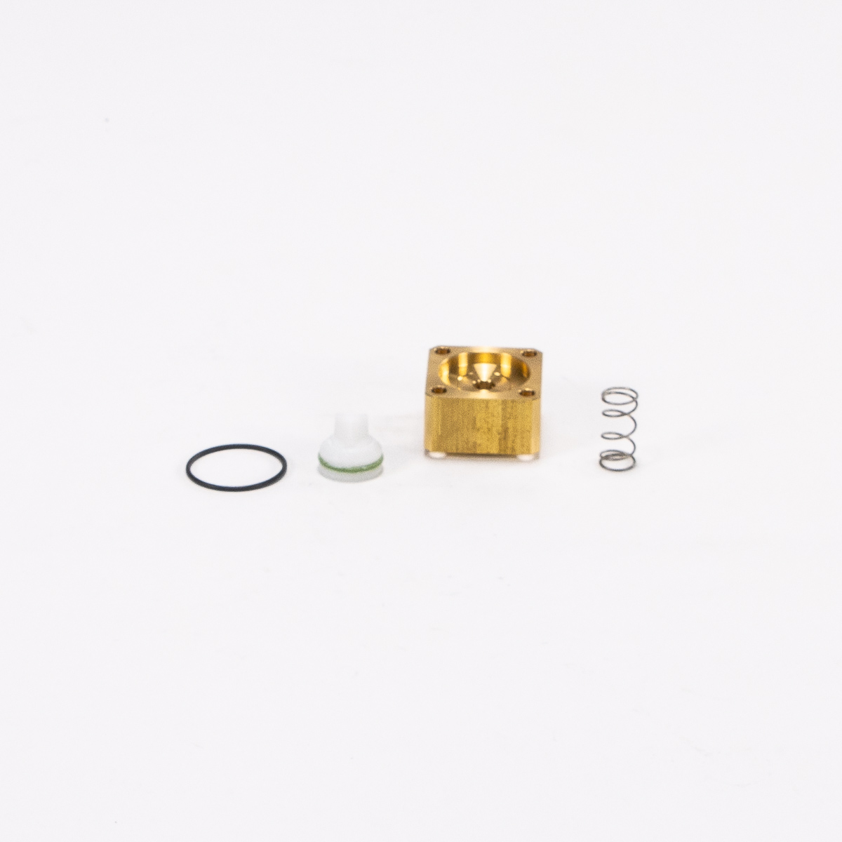 Piston and valve seat for solenoid