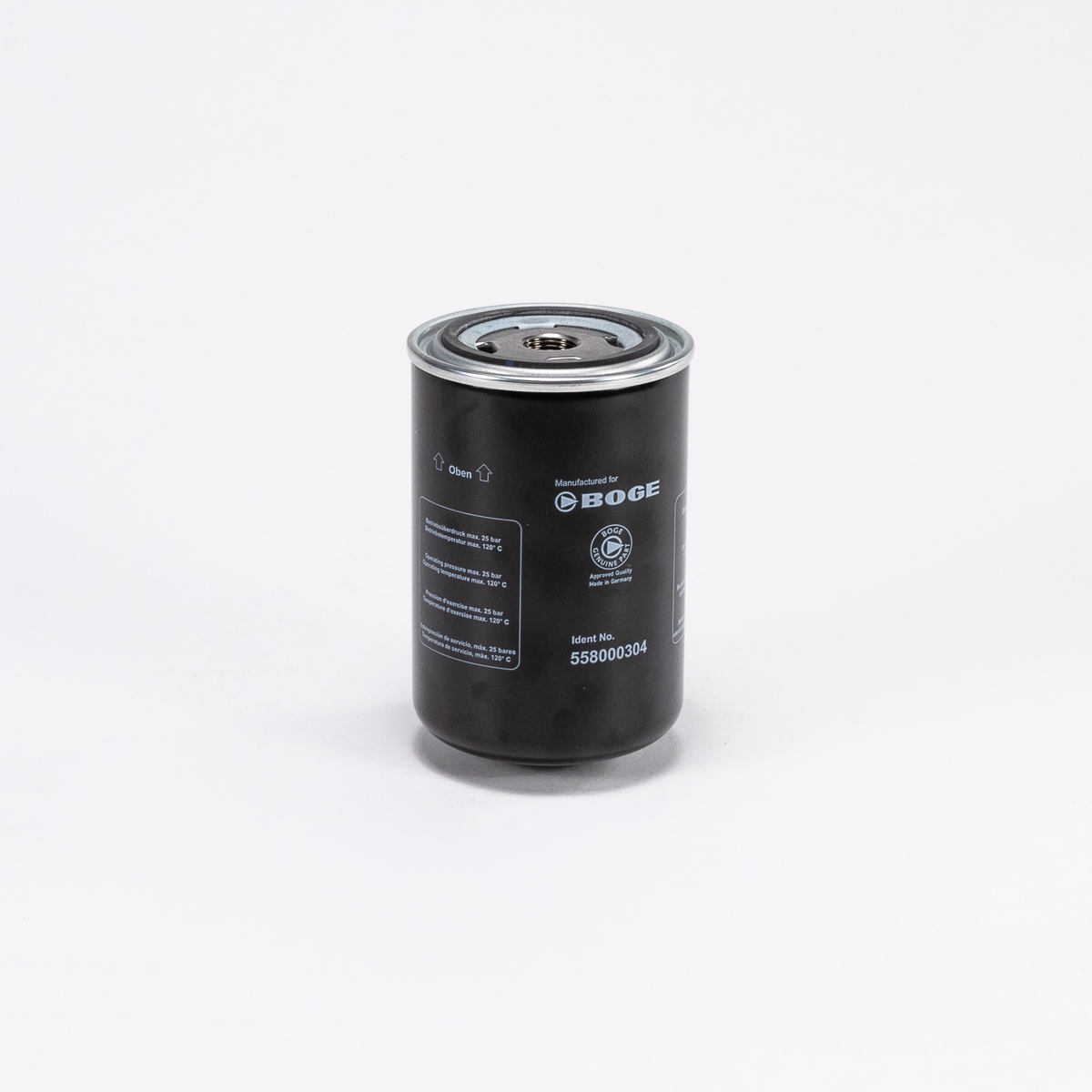 Filtro intercambiable 25 bares
