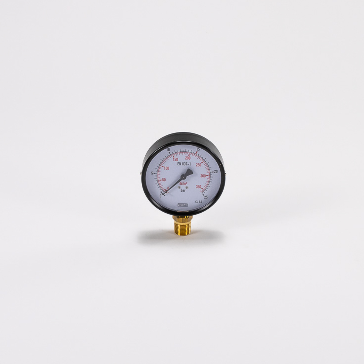 Air gauge D100 0-25 bar for receiver